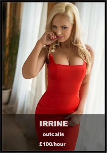 blonde escort irrine